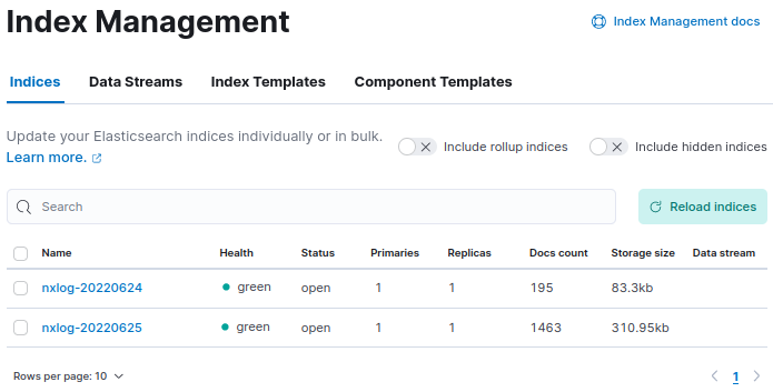 Elasticsearch Index Management