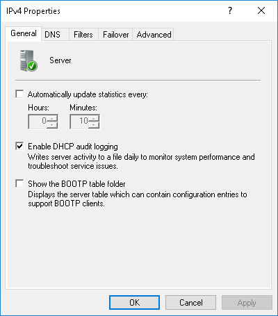 IPv4 Properties, General