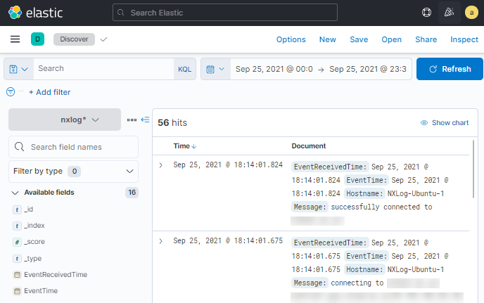 Elastic Cloud Analytics UI