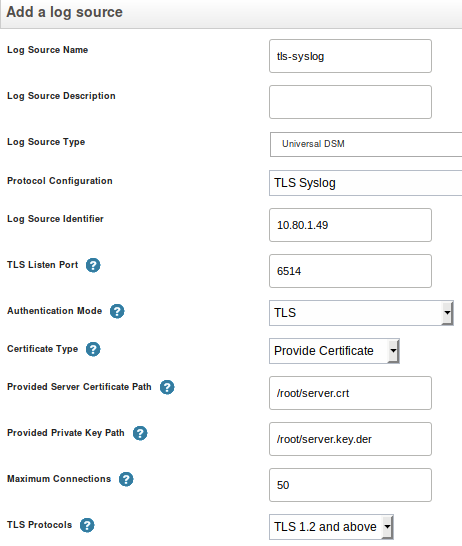 ibm qradar add log source