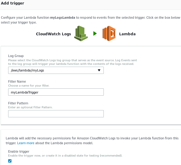 AWS user configuration, screen 5