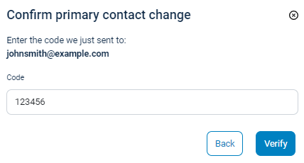 NXLog Platform change primary contact