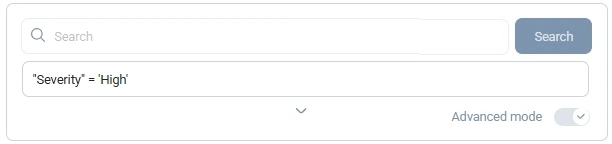 New string filter