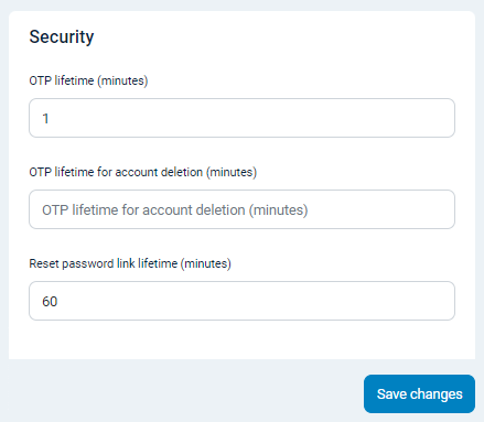 NXLog Platform security settings