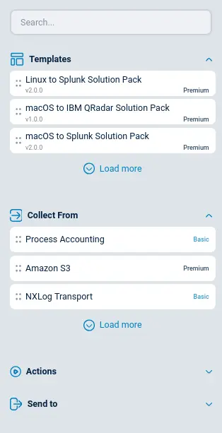 NXLog Platform configuration snippets and solution packs