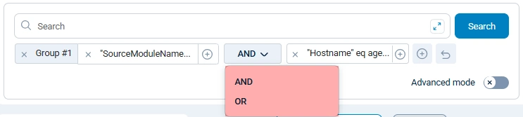 NXLog Platform new group filter