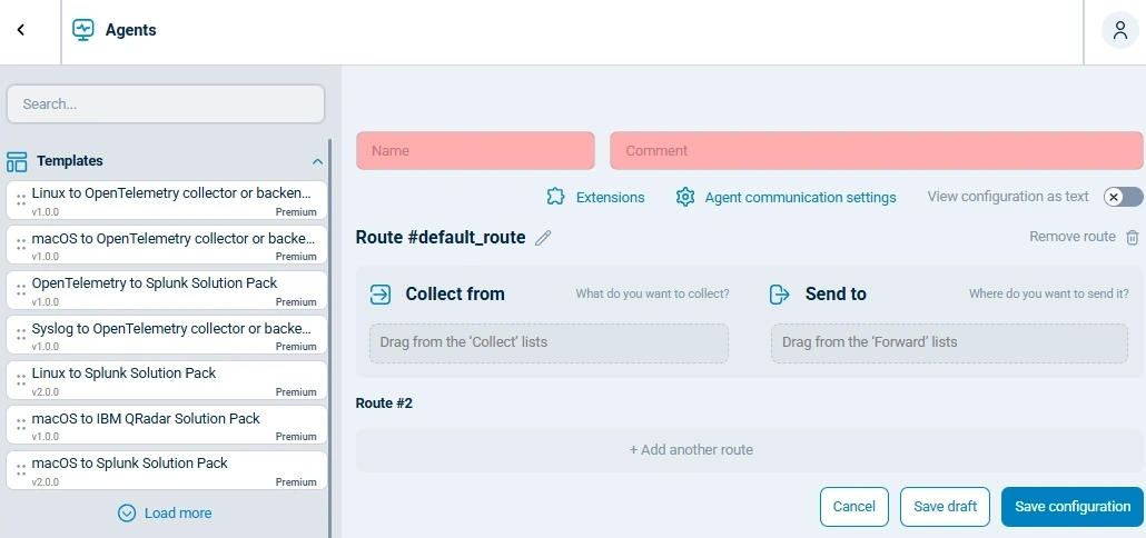 NXLog Agent configuration details