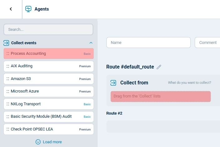 NXLog Agent configuration data source