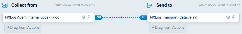Agent logs to Platform