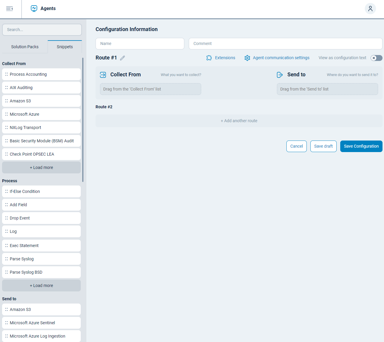 NXLog Platform configurations builder