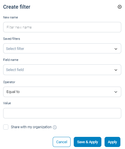 NXLog Platform create a log filter