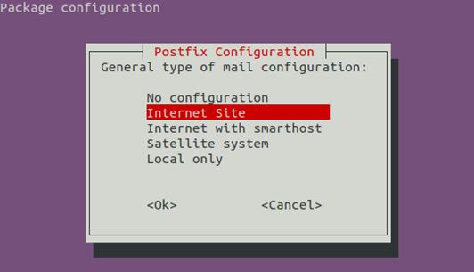 Postfix mail configuration