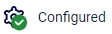Agent deployment state - Configured