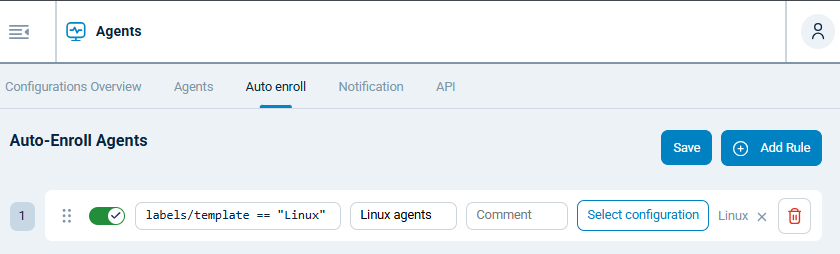NXLog Platform auto-enroll rules