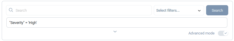 New string filter