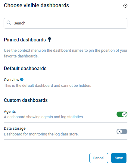 NXLog Platform - Activate dashboard